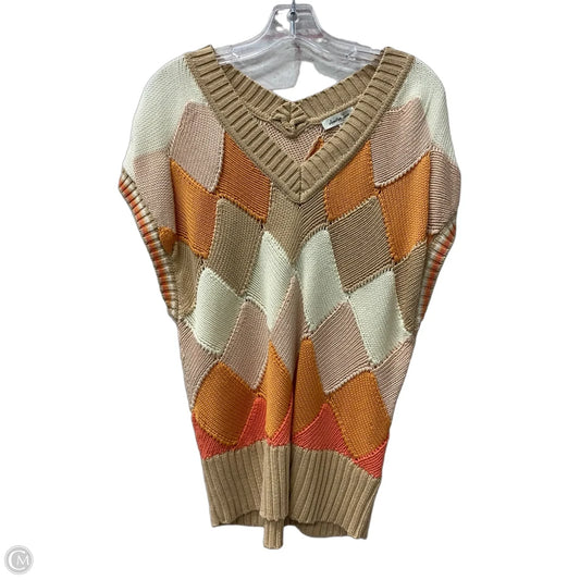 Top Sleeveless By Another Love In Orange, Size: M