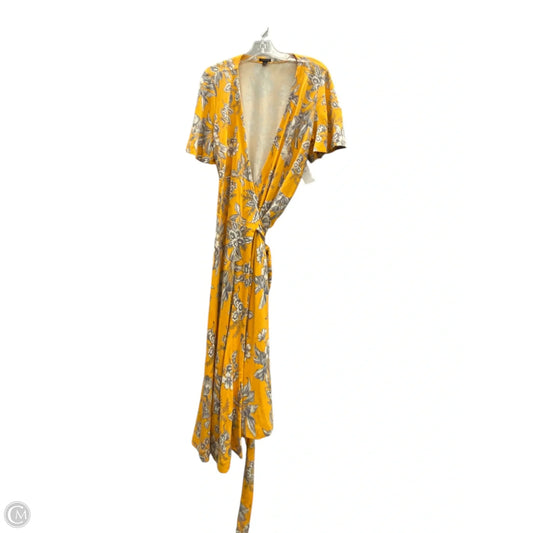 Dress Casual Maxi By Ann Taylor In Orange, Size: L