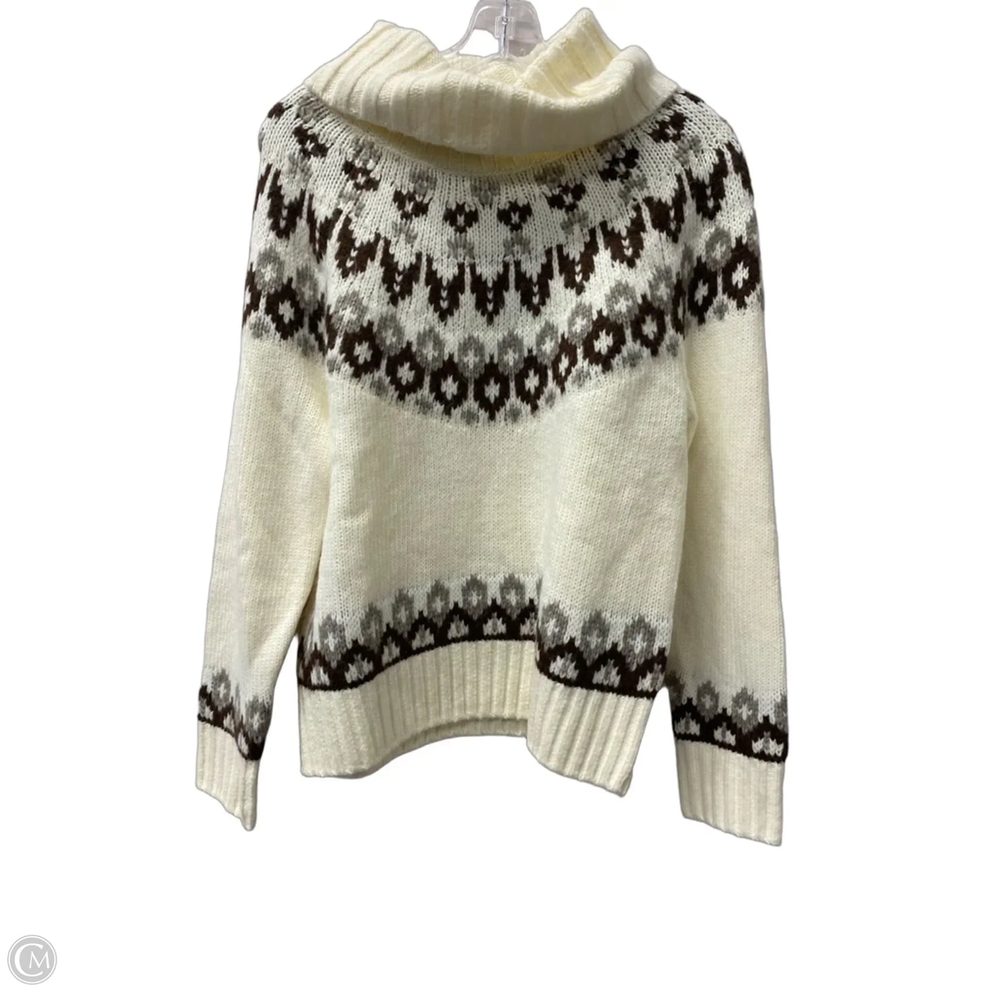 Sweater By Loft In Cream, Size: S