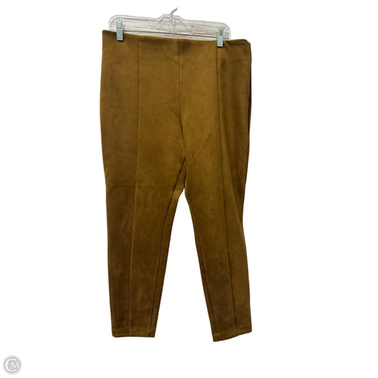 Pants Leggings By Loft In Brown, Size: Xlp