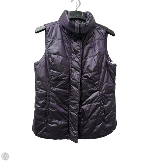 Vest Puffer & Quilted By Zenergy By Chicos In Purple, Size: M