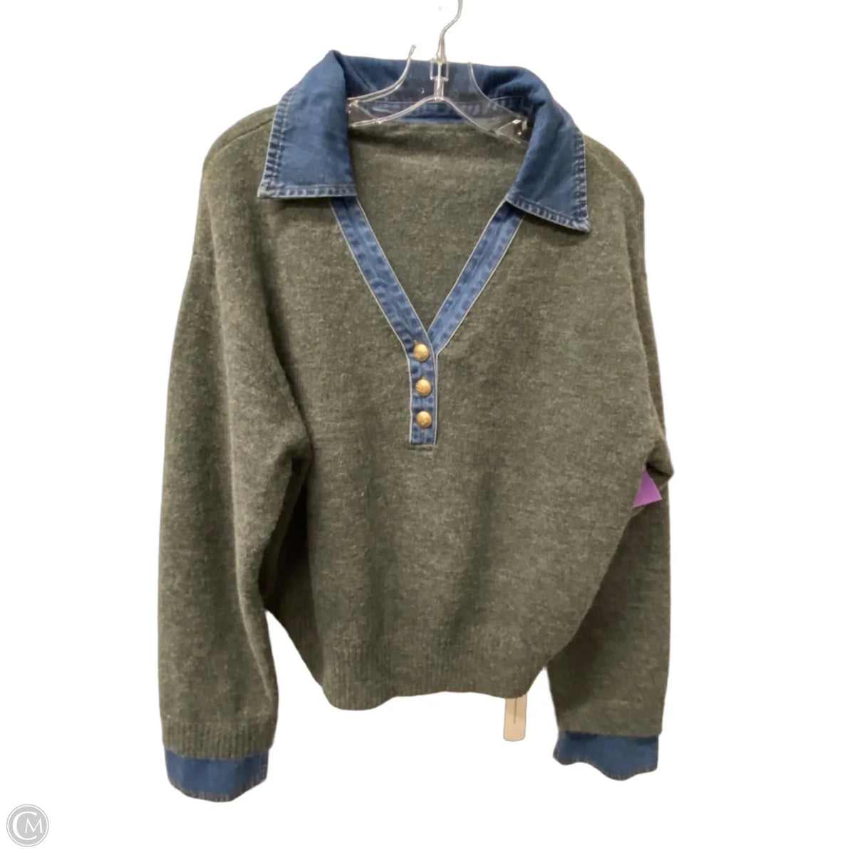 Sweater By Commense In Grey, Size: M