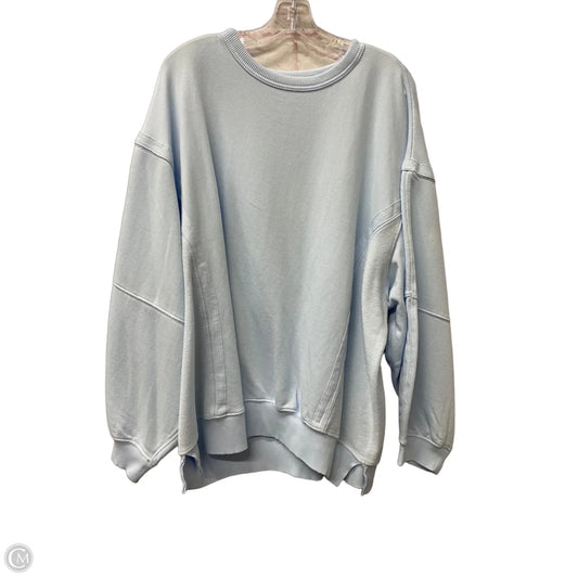 Sweatshirt Crewneck By Aerie In Blue, Size: M