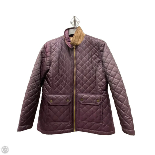 Coat Puffer & Quilted By Vintage In Purple, Size: S