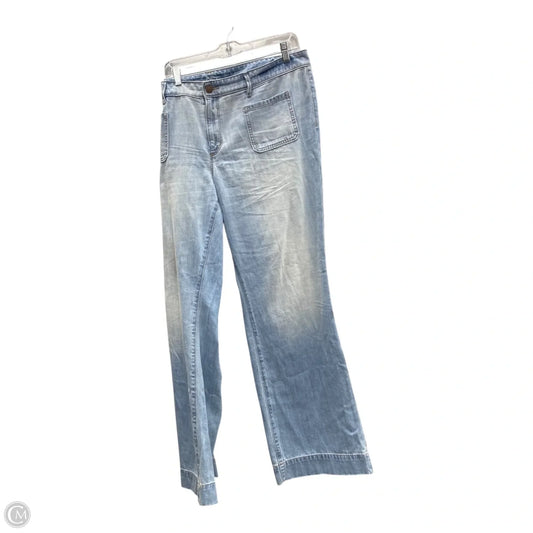 Jeans Wide Leg By Loft In Blue, Size: 18