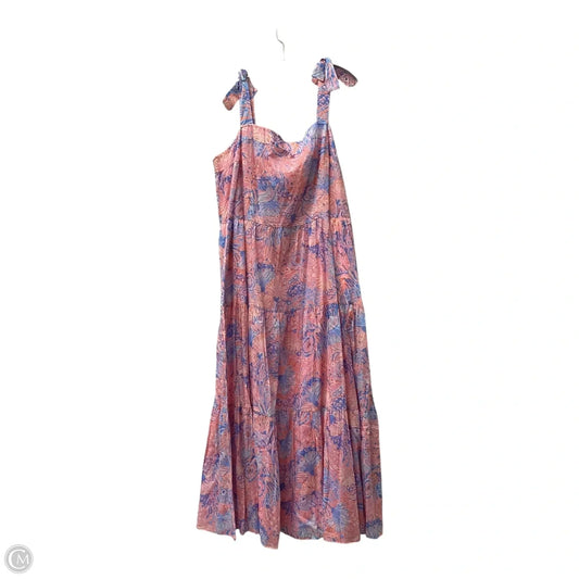 Dress Casual Maxi By Talbots In Pink, Size: 1x