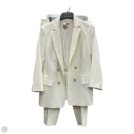 Pants Set 2pc By Talbots In Cream, Size: 16