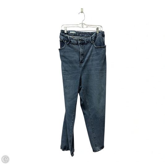 Jeans Straight By Good American In Blue, Size: 22