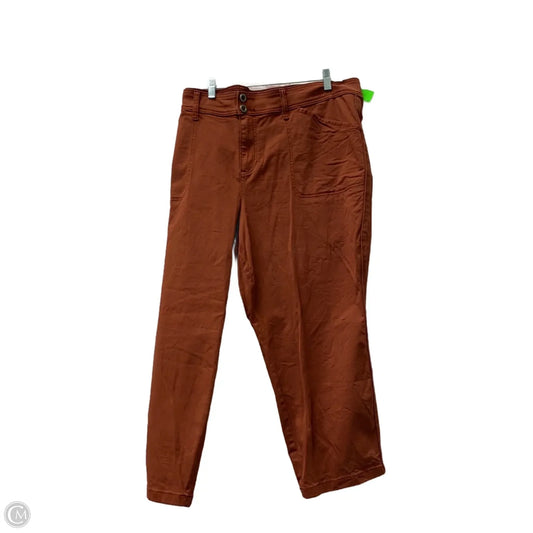 Pants Cropped By Torrid In Orange, Size: 4x