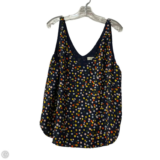 Top Sleeveless By Loft In Navy, Size: Xl