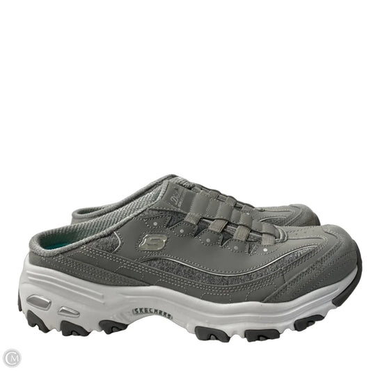 Shoes Athletic By Skechers In Grey, Size: 11