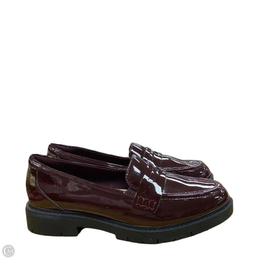 Shoes Flats By Clarks In Purple, Size: 11