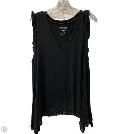 Top Sleeveless By Torrid In Black, Size: 2x