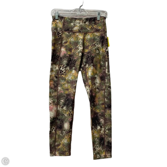 Athletic Leggings By Calvin Klein Performance In Multi-colored, Size: M