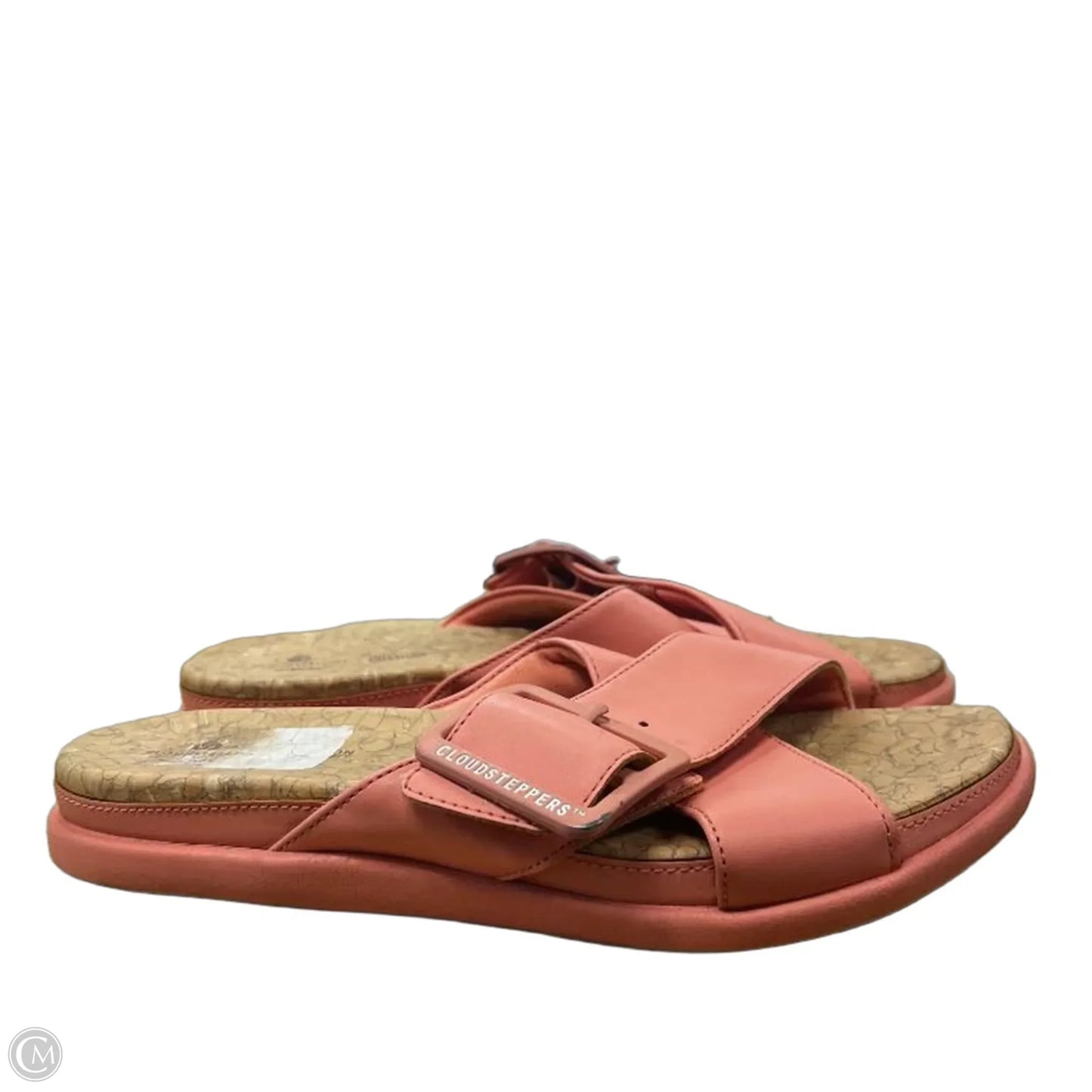 Sandals Flats By Clarks In Coral, Size: 7