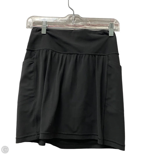 Athletic Skort By Athleta In Black, Size: Xs