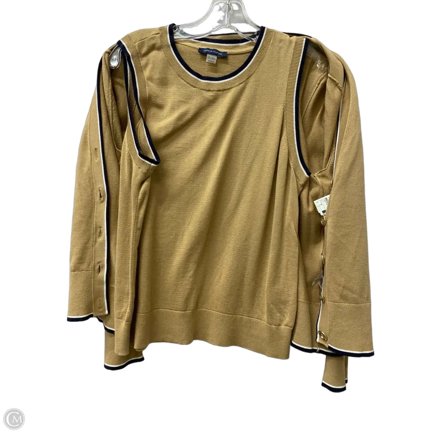 Sweater 2pc By Tommy Hilfiger In Tan, Size: M