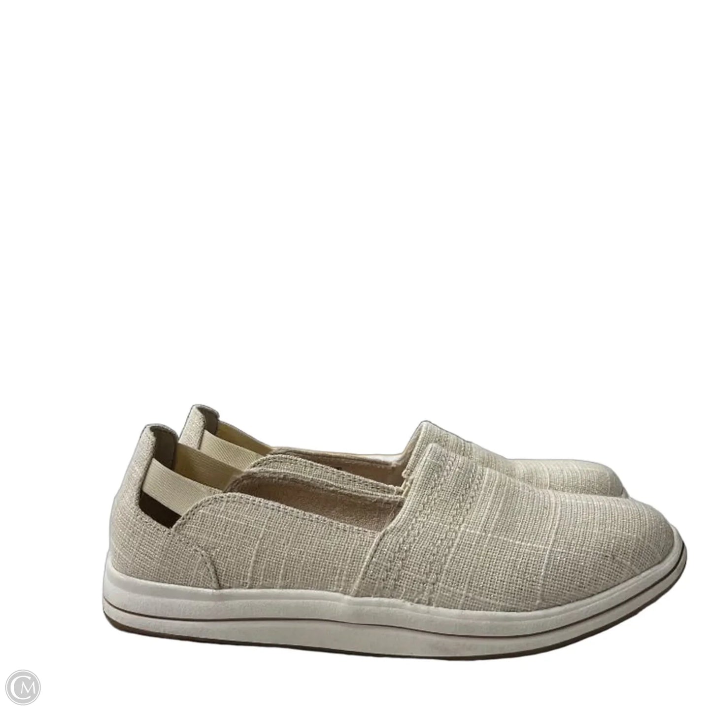 Shoes Flats By Clarks In Tan, Size: 7.5
