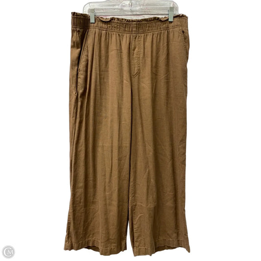 Pants Linen By Old Navy In Brown, Size: L