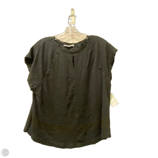 Top Short Sleeve By Chicos In Black, Size: M
