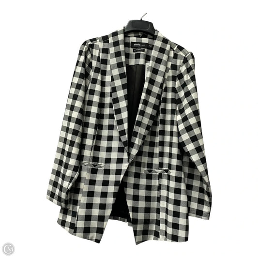 Blazer By Torrid In Black & White, Size: 2x