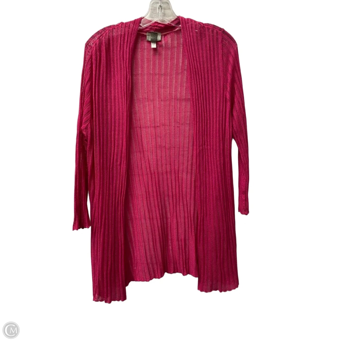 Cardigan By Chicos In Pink, Size: Xl