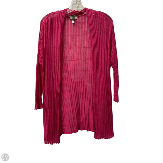 Cardigan By Chicos In Pink, Size: Xl
