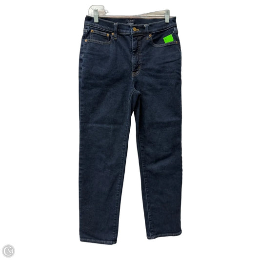 Jeans Straight By J. Crew In Blue Denim, Size: 4