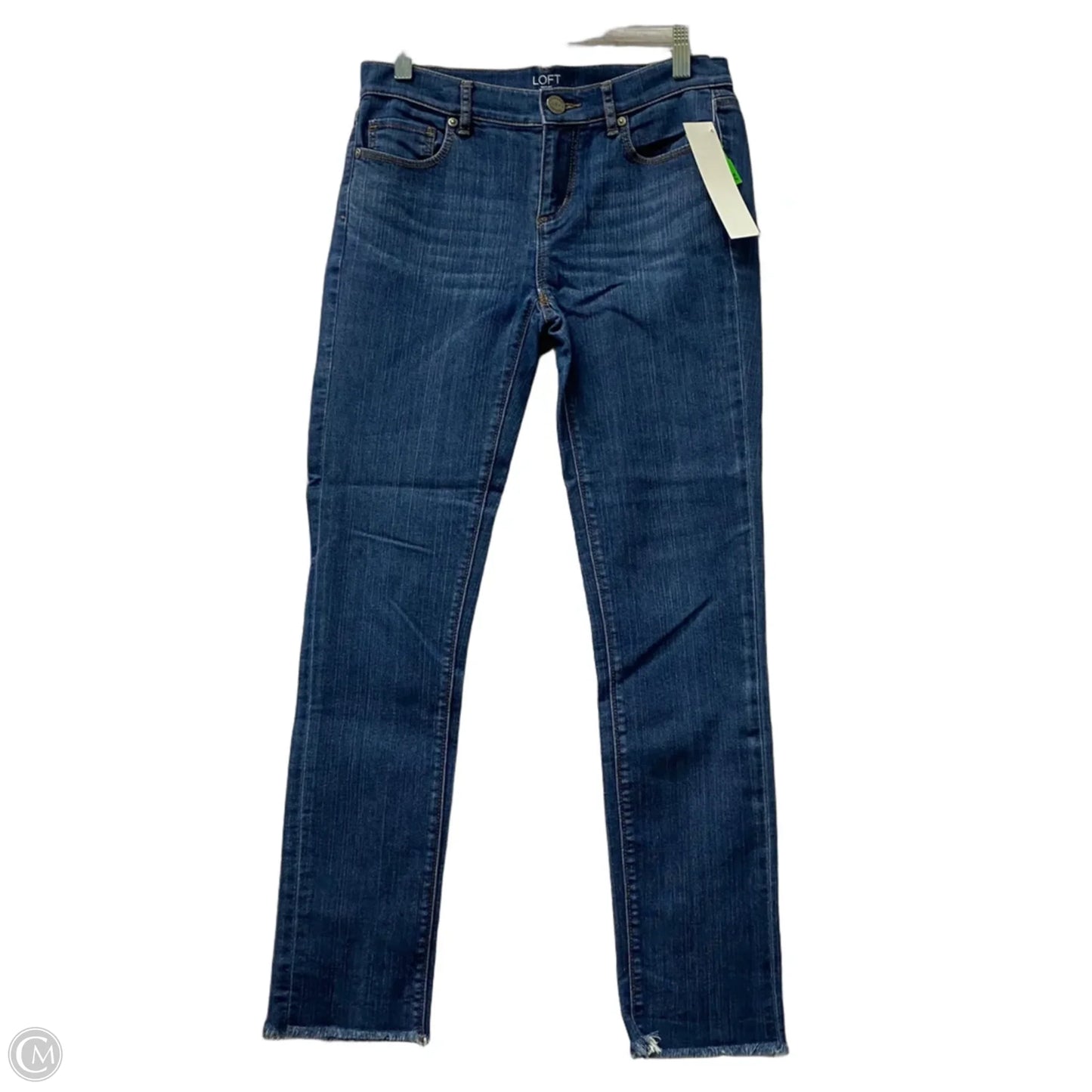 Jeans Skinny By Loft In Blue Denim, Size: 2p