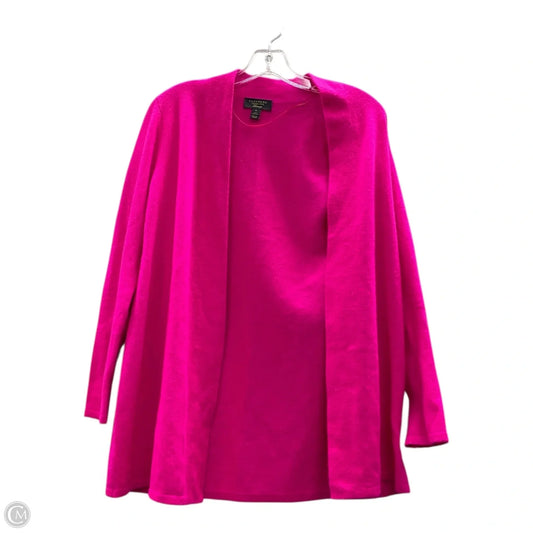 Sweater Cardigan Cashmere By Charter Club In Pink, Size: S