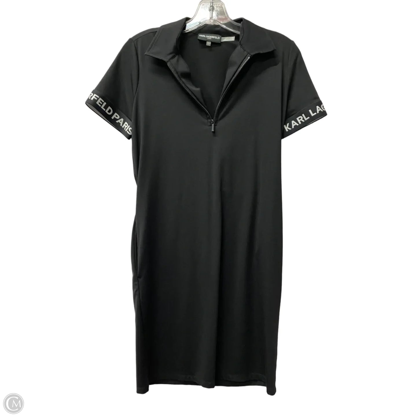 Dress Designer By Karl Lagerfeld In Black & White, Size: Xs