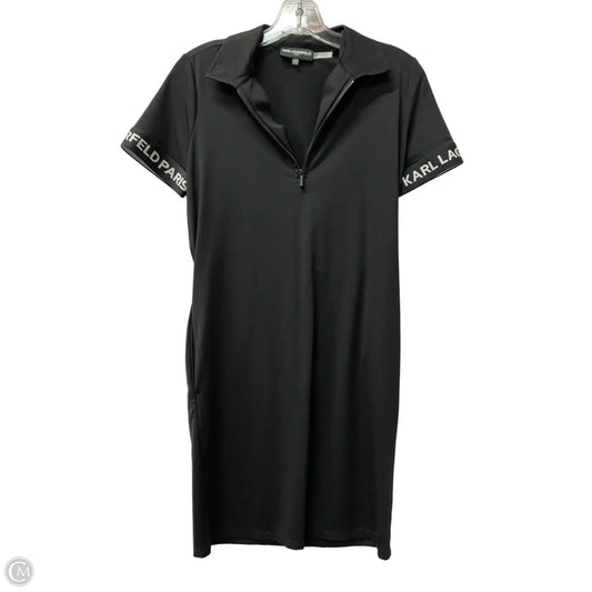 Dress Designer By Karl Lagerfeld In Black & White, Size: Xs