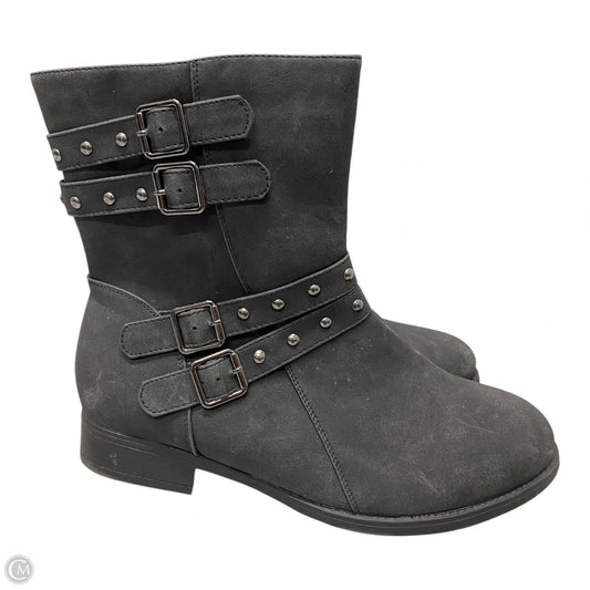 Boots Ankle Flats By Cme In Black, Size: 12