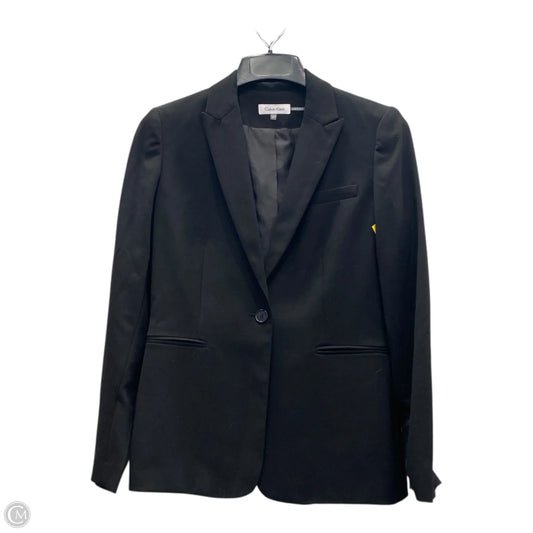 Blazer By Calvin Klein In Black, Size: S