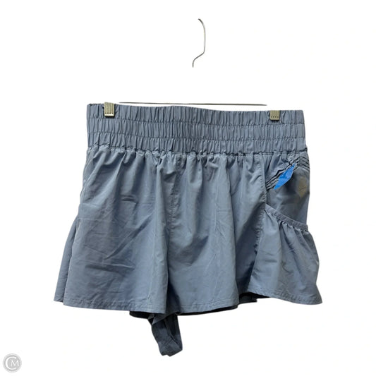 Athletic Shorts By Free People In Blue, Size: Xl