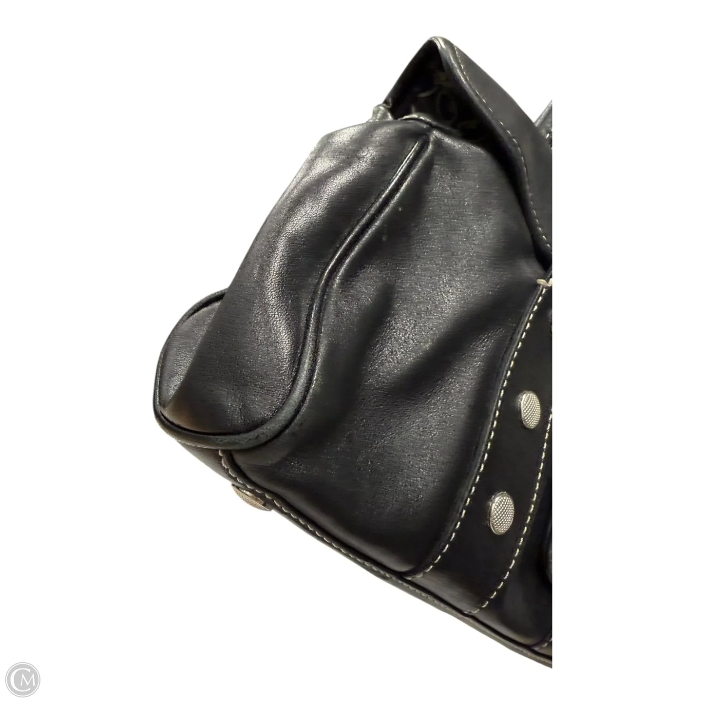Handbag Leather By Jones New York, Size: Small