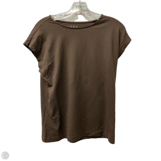 Top Sleeveless Basic By Loft In Brown, Size: S