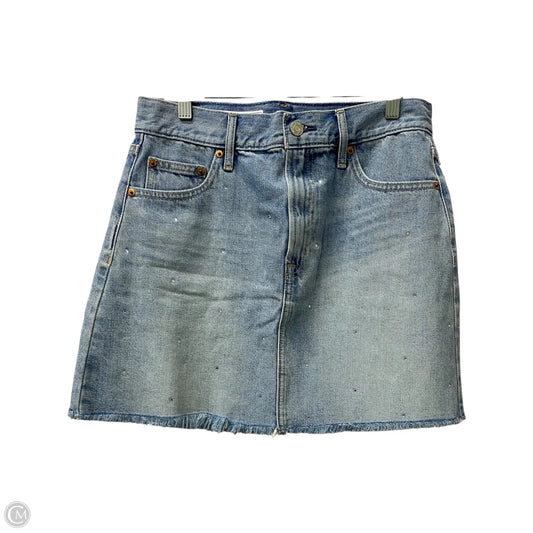 Skirt Mini & Short By Gap In Blue, Size: 6