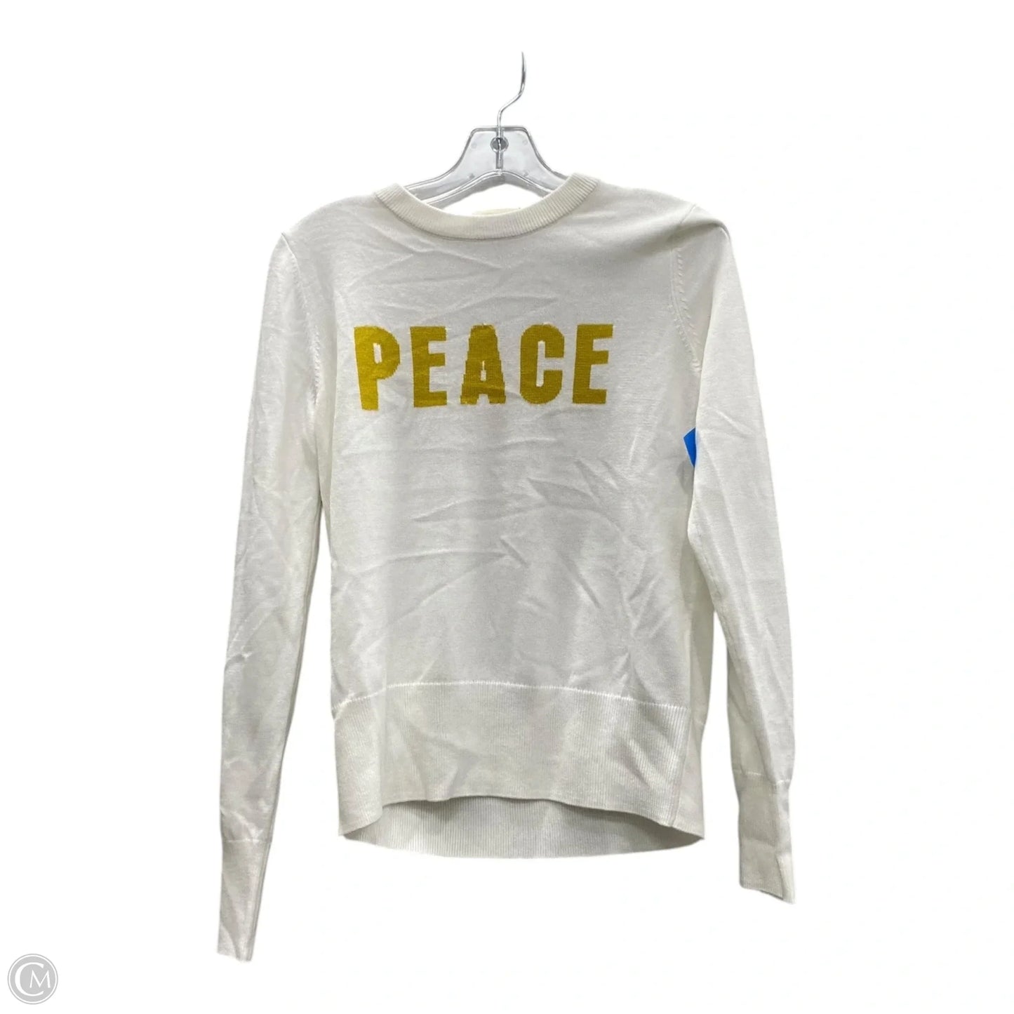 Top Long Sleeve By Alex Marie In Ivory, Size: S