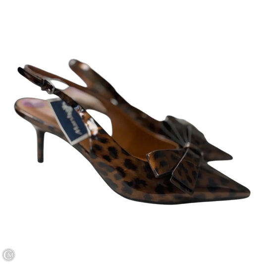 Shoes Heels Kitten By Marc Fisher In Animal Print, Size: 8.5
