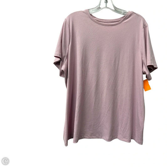 Top Short Sleeve By Nine West In Pink, Size: 1x