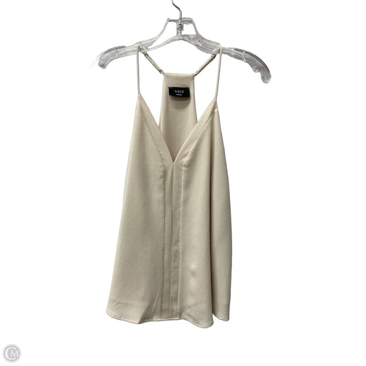 Top Sleeveless By Vici In Taupe, Size: S