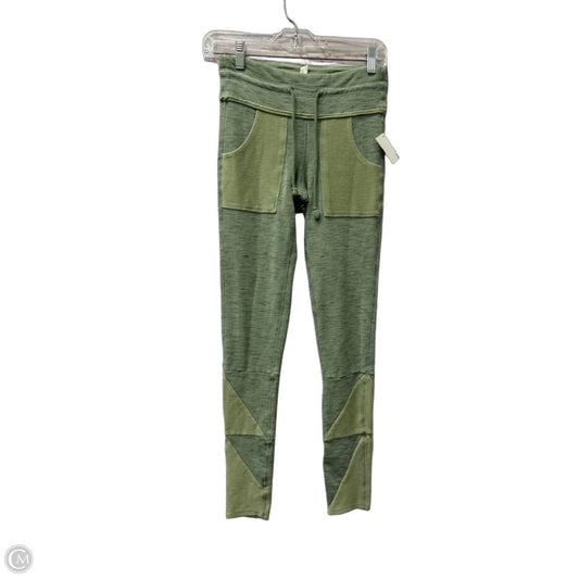 Athletic Leggings By Free People In Green, Size: Xs