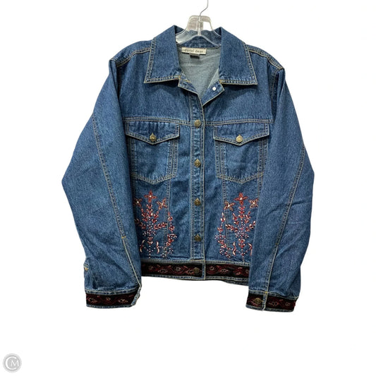 Jacket Denim By Cme In Blue, Size: Xl