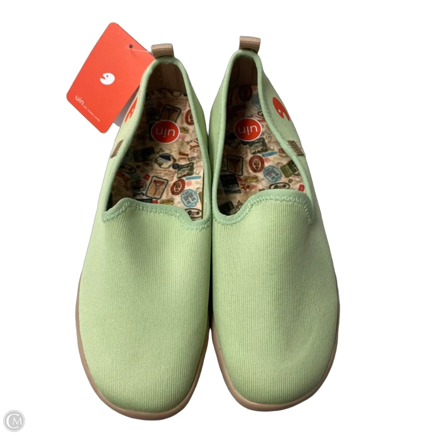 Shoes Flats By Cme In Green, Size: 9