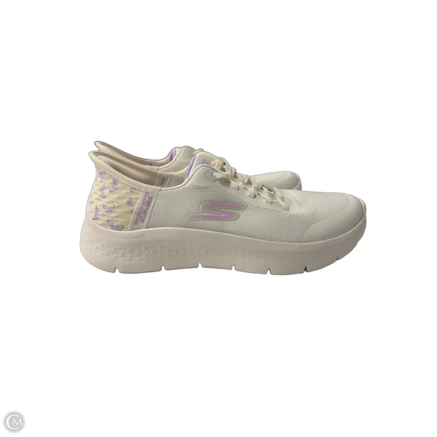 Shoes Sneakers By Skechers In Cream, Size: 8