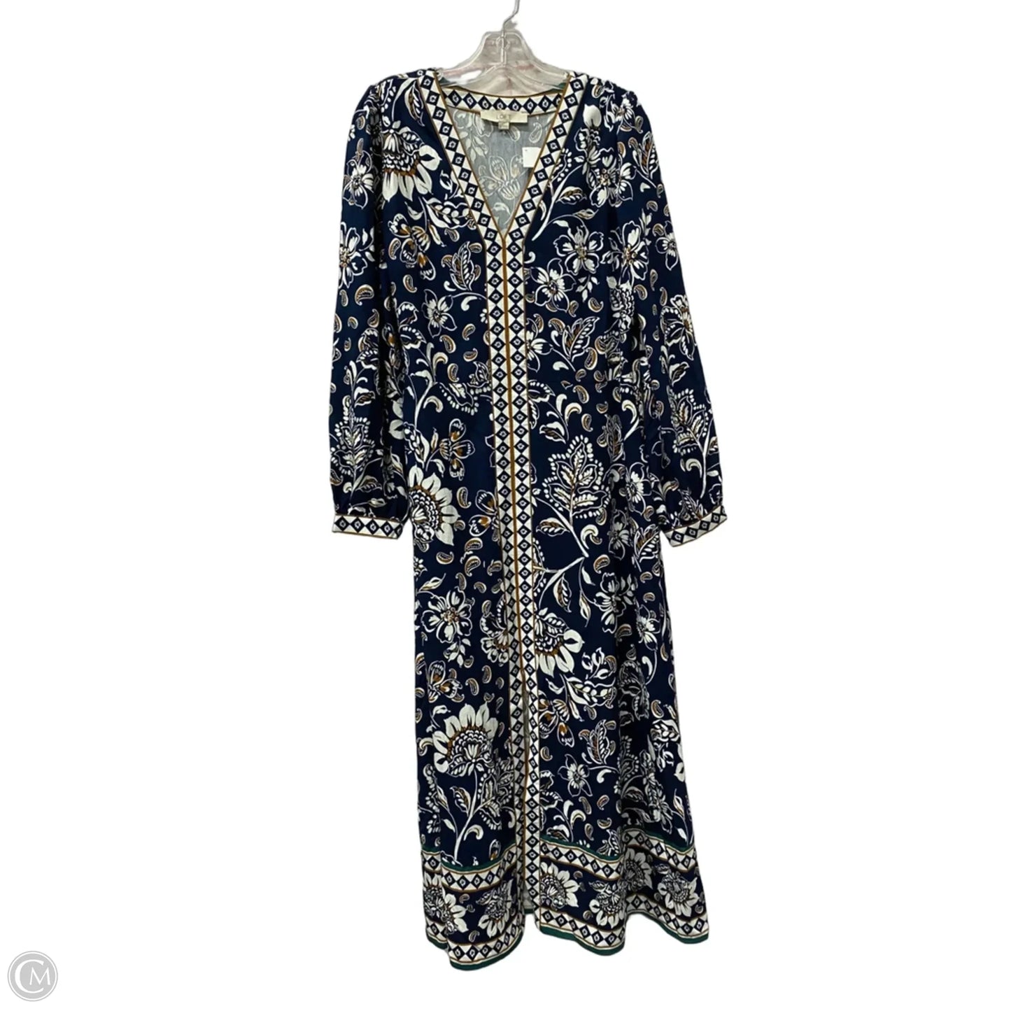 Dress Casual Maxi By Loft In Blue, Size: M
