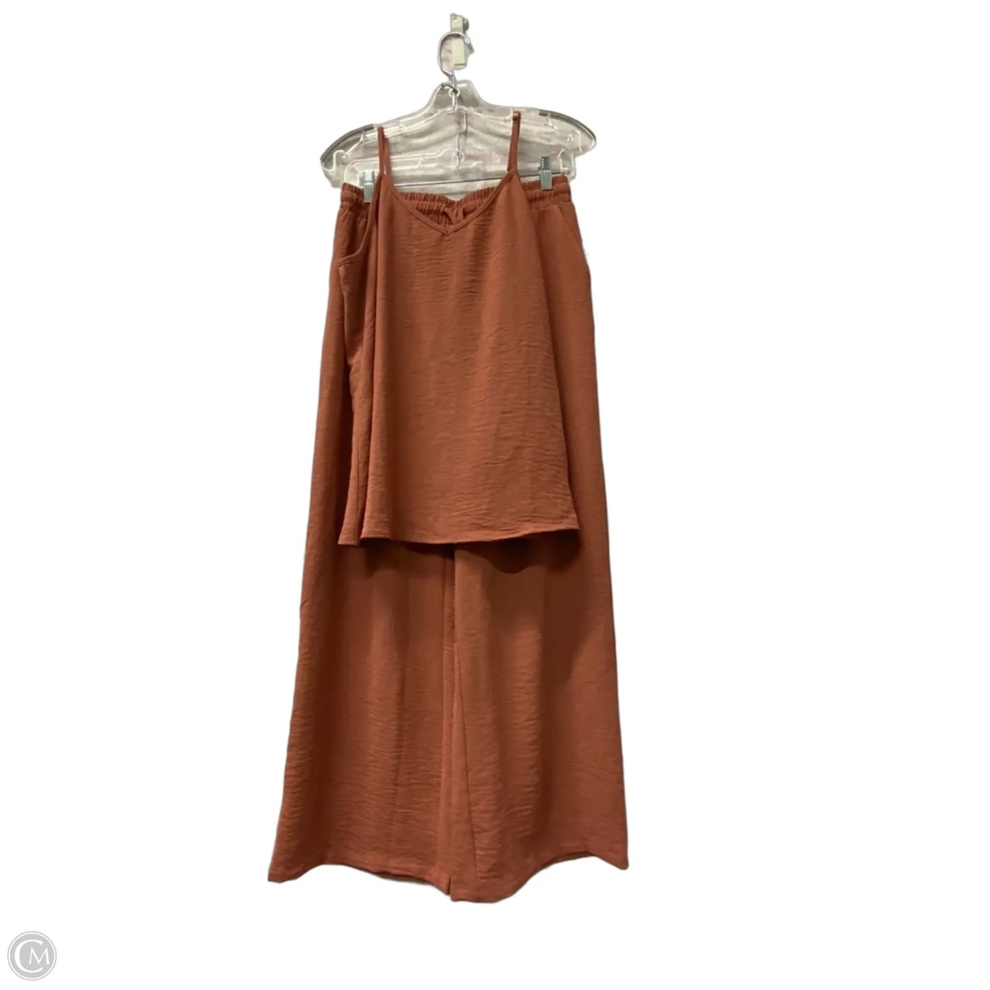 Top 2pc Sleeveless By Cme In Pink, Size: M