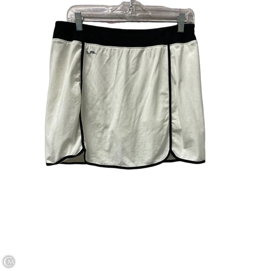 Athletic Skort By Lauren By Ralph Lauren In White, Size: M