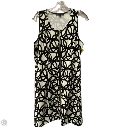 Dress Party Midi By Boston Proper In Black & White, Size: L